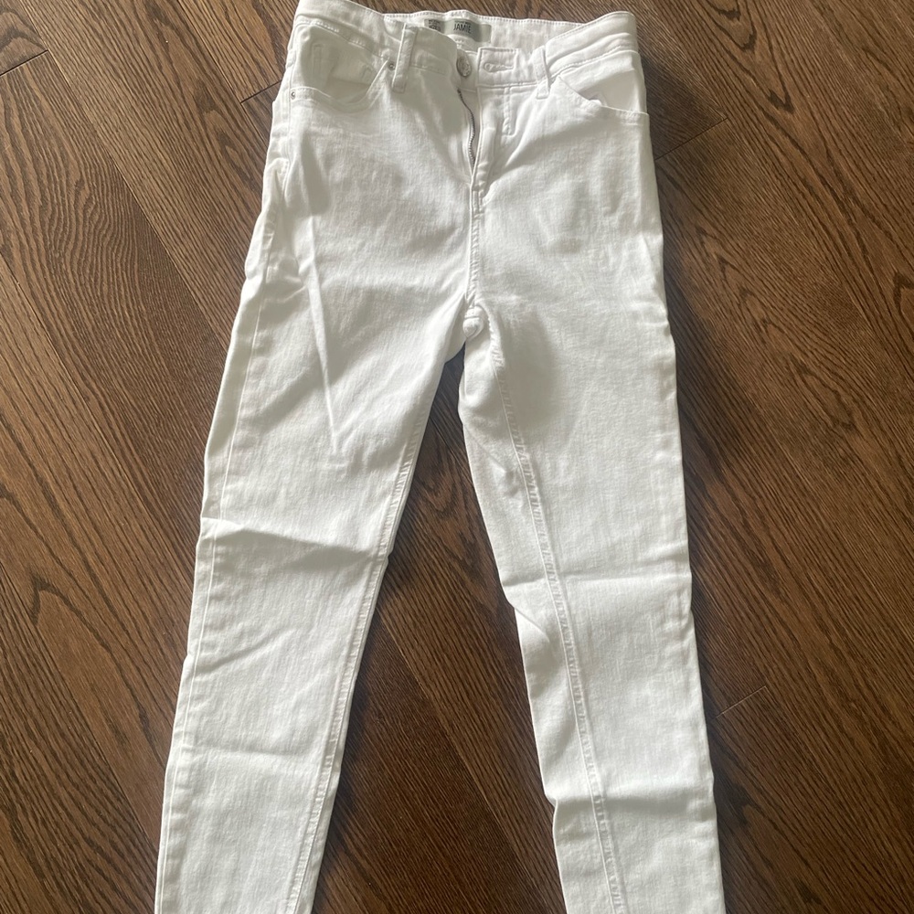 Topshop Moto Jamie White Denim